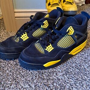 Jordan Sneakers in Black and Yellow